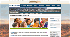 Desktop Screenshot of boisechildcare.com